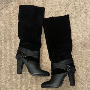 New! Black Knee-High Women's Boots